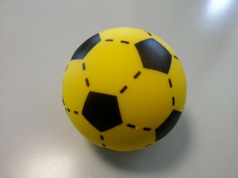 Sponge Foam Football Size 4 - Indoor/Outdoor Soccer Soft Ball for  Kids/Children